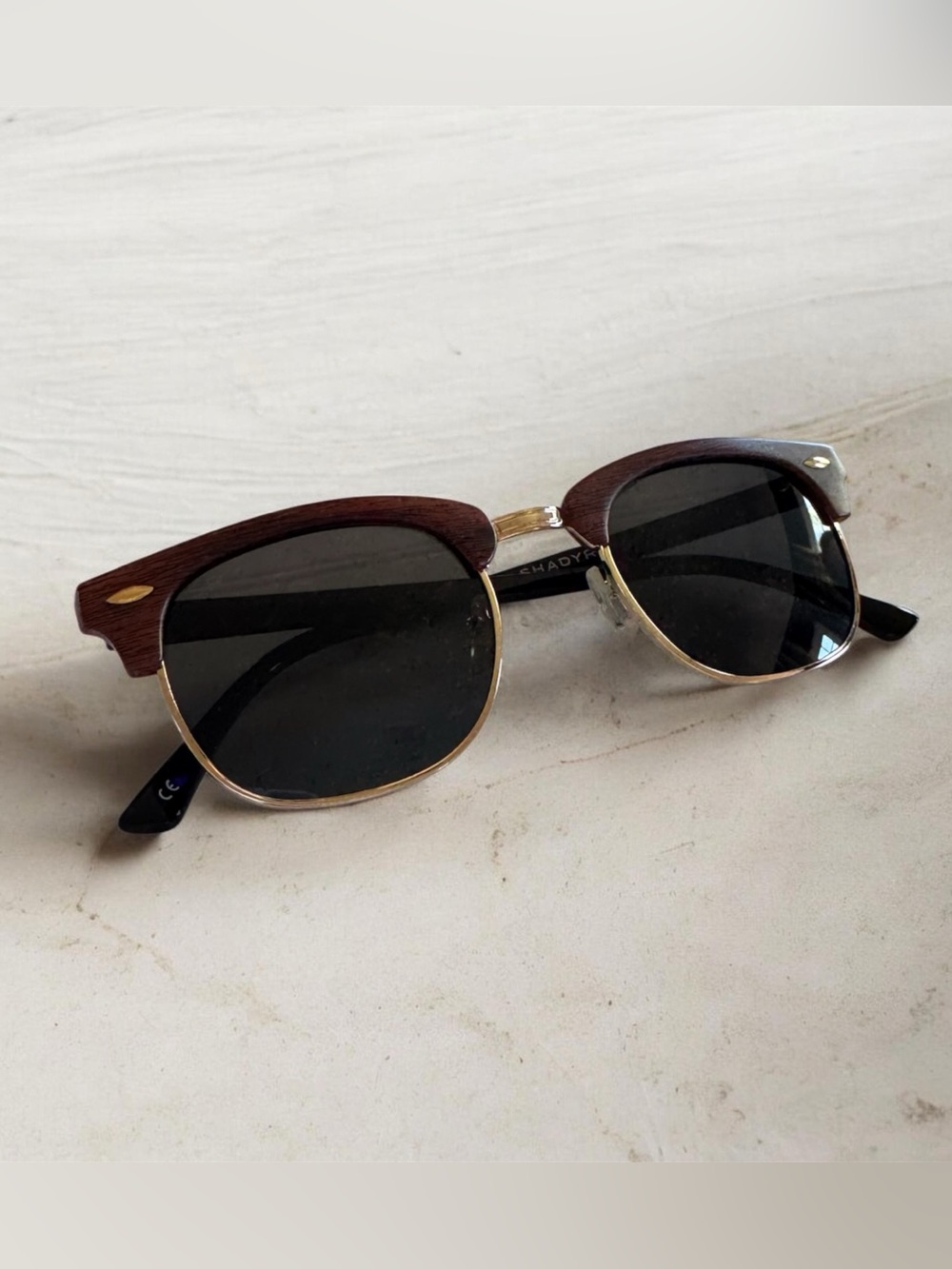 Shady Rays Oakmont Timber Polarized Woodgrain Sunglasses